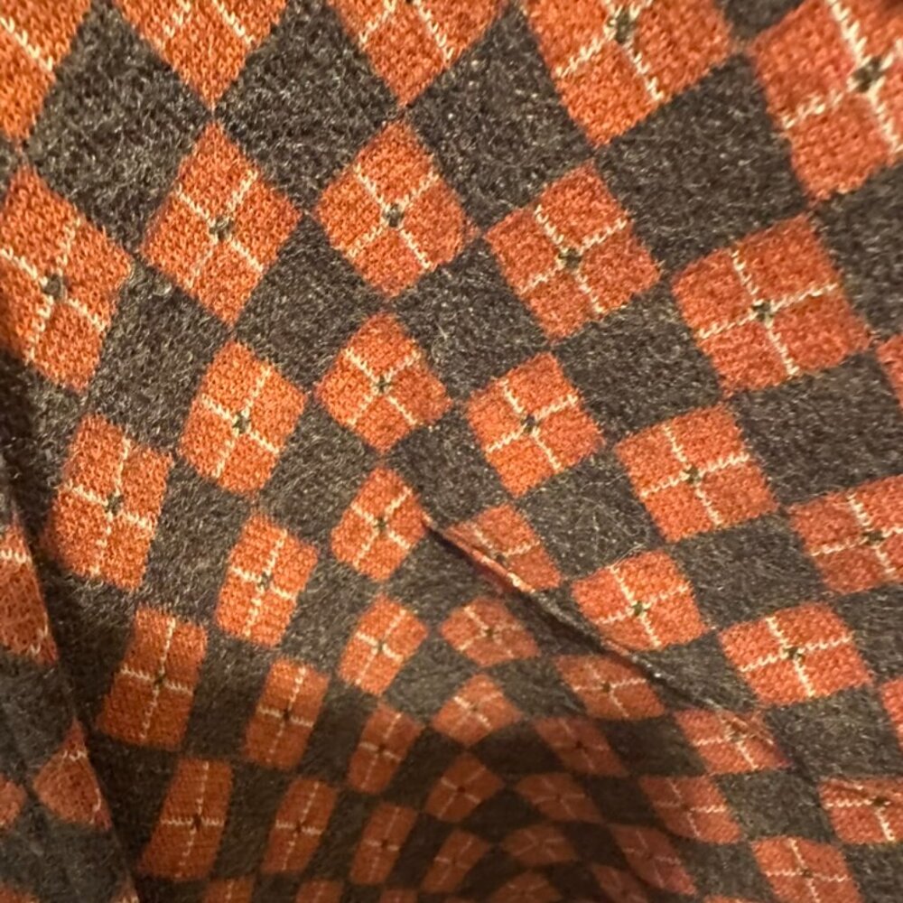 Todd Snyder. Men's LS diamond patterned shirt. XXL - Picture 3 of 3